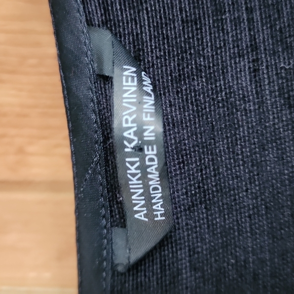 Annikki Karvinen handmade in Finland viscose elegant OS jacket oval buttons NWOT - Picture 5 of 8